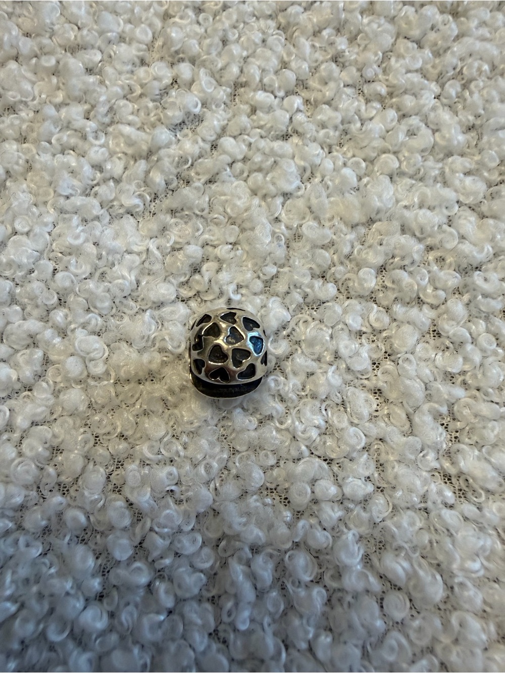 Authentic Pandora Retired Showered With Love Clip Charm with Hearts